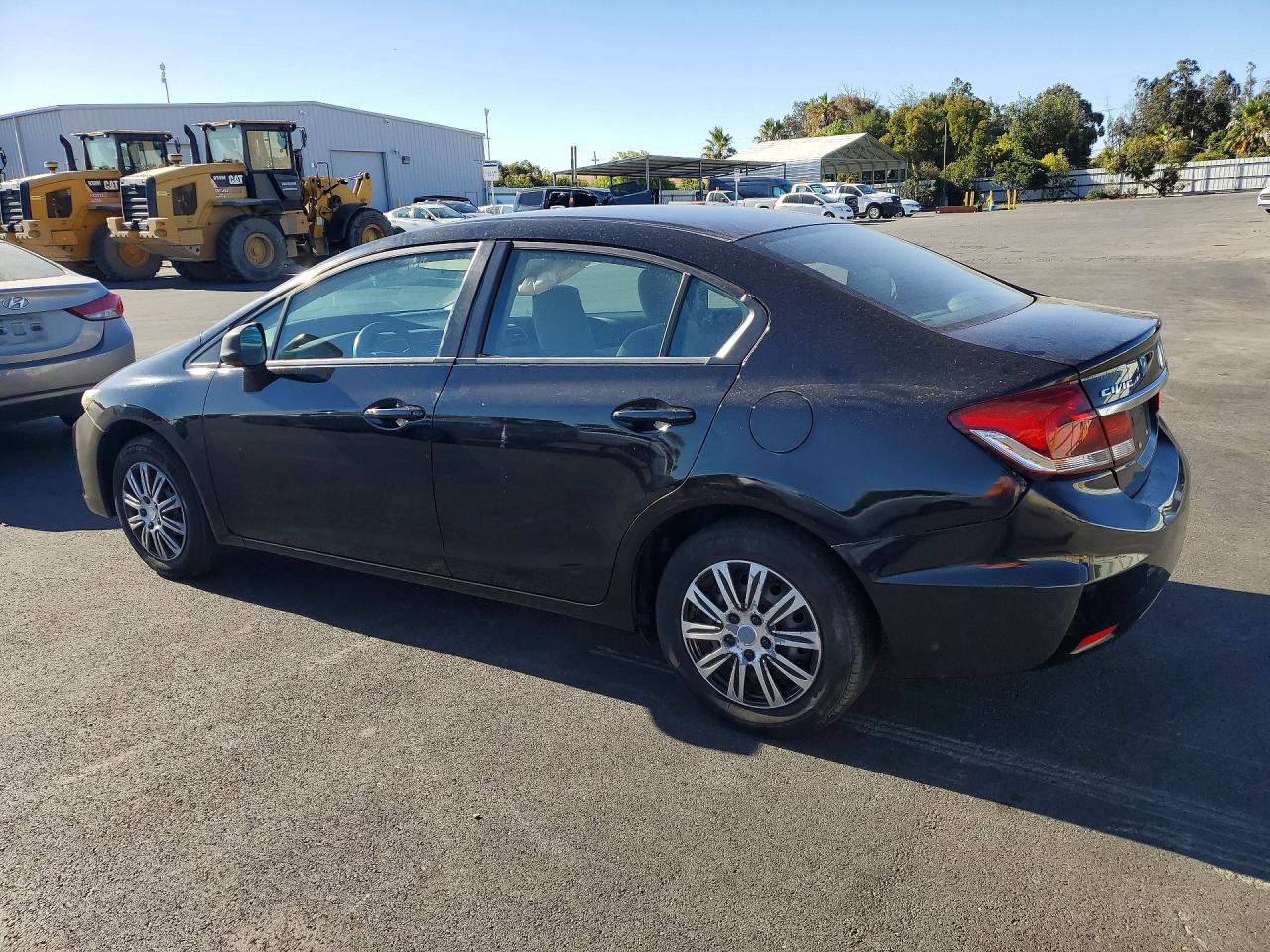 2013 Honda Civic Lx Black vin: 19XFB2F55DE044138