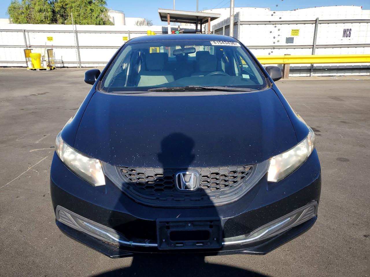 2013 Honda Civic Lx Black vin: 19XFB2F55DE044138