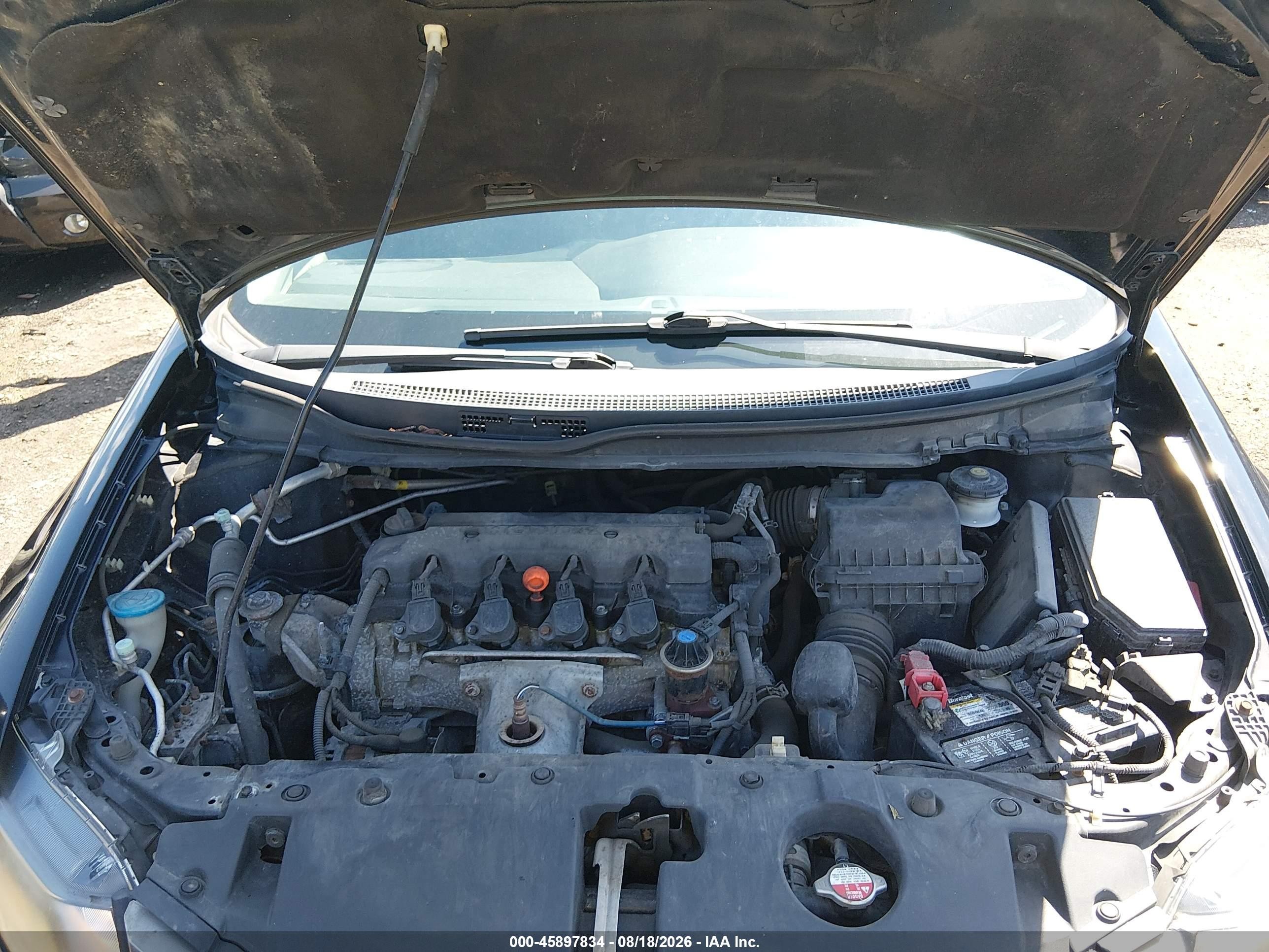 2013 Honda Civic Lx Black vin: 19XFB2F55DE044463