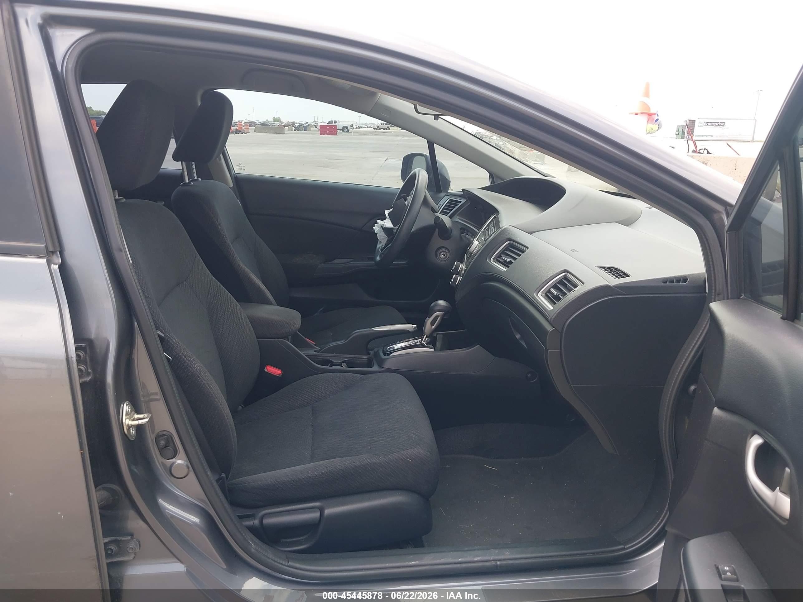 2013 Honda Civic Lx Gray vin: 19XFB2F55DE075096
