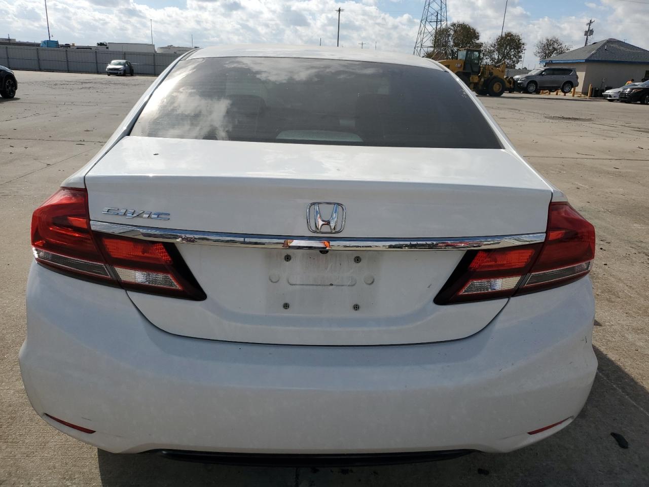 2013 Honda Civic Lx Белый vin: 19XFB2F55DE081030
