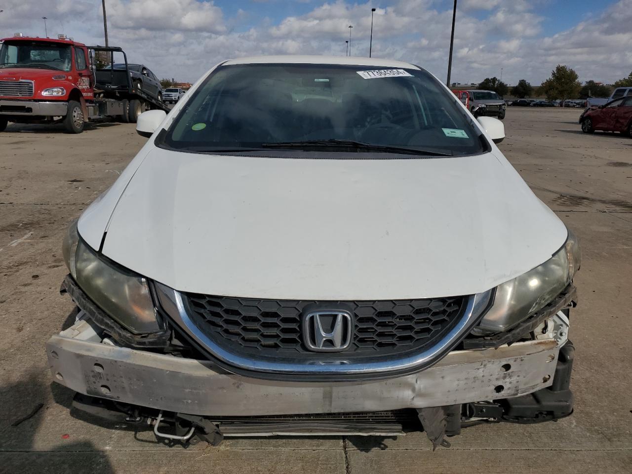 2013 Honda Civic Lx Белый vin: 19XFB2F55DE081030