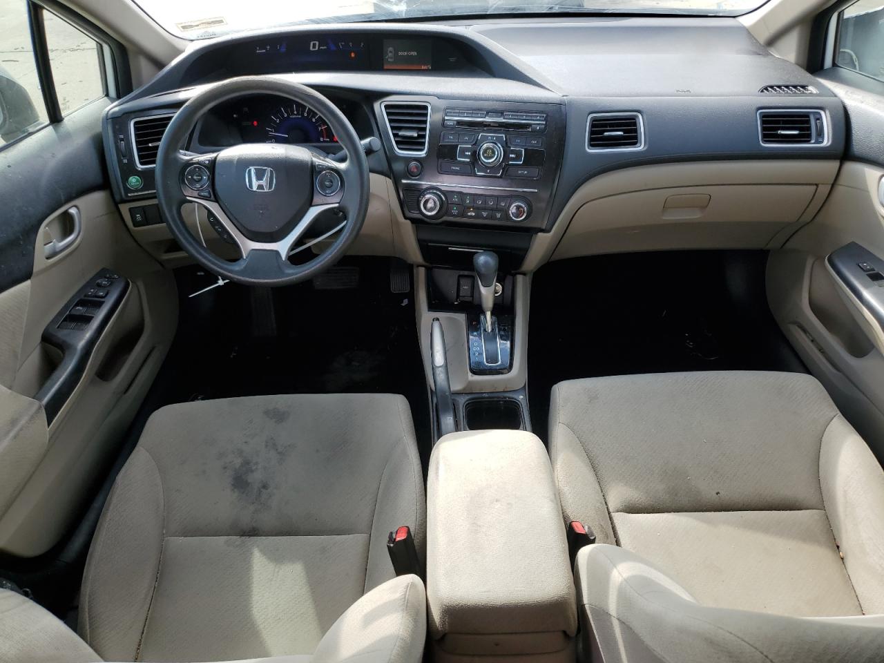 2013 Honda Civic Lx Белый vin: 19XFB2F55DE081030