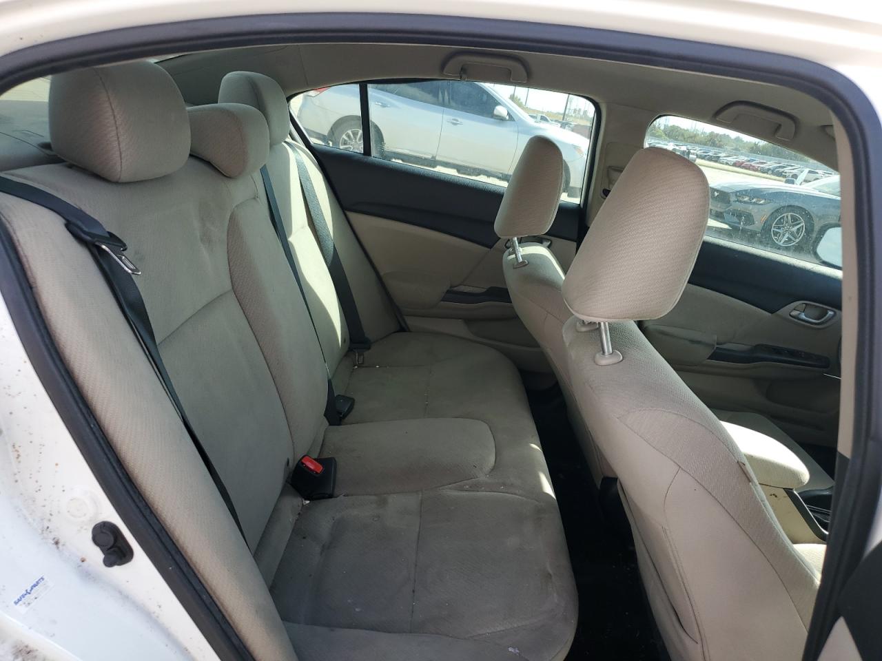 2013 Honda Civic Lx Белый vin: 19XFB2F55DE081030