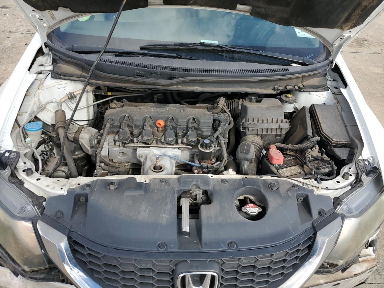 2013 Honda Civic Lx Белый vin: 19XFB2F55DE081030
