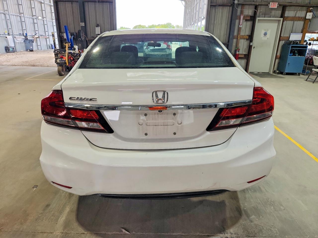 2013 Honda Civic Lx Белый vin: 19XFB2F55DE081030