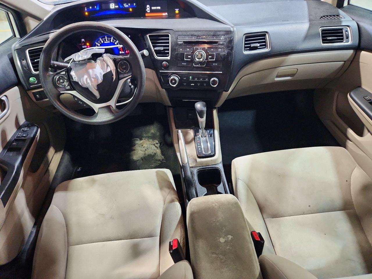 2013 Honda Civic Lx Белый vin: 19XFB2F55DE081030