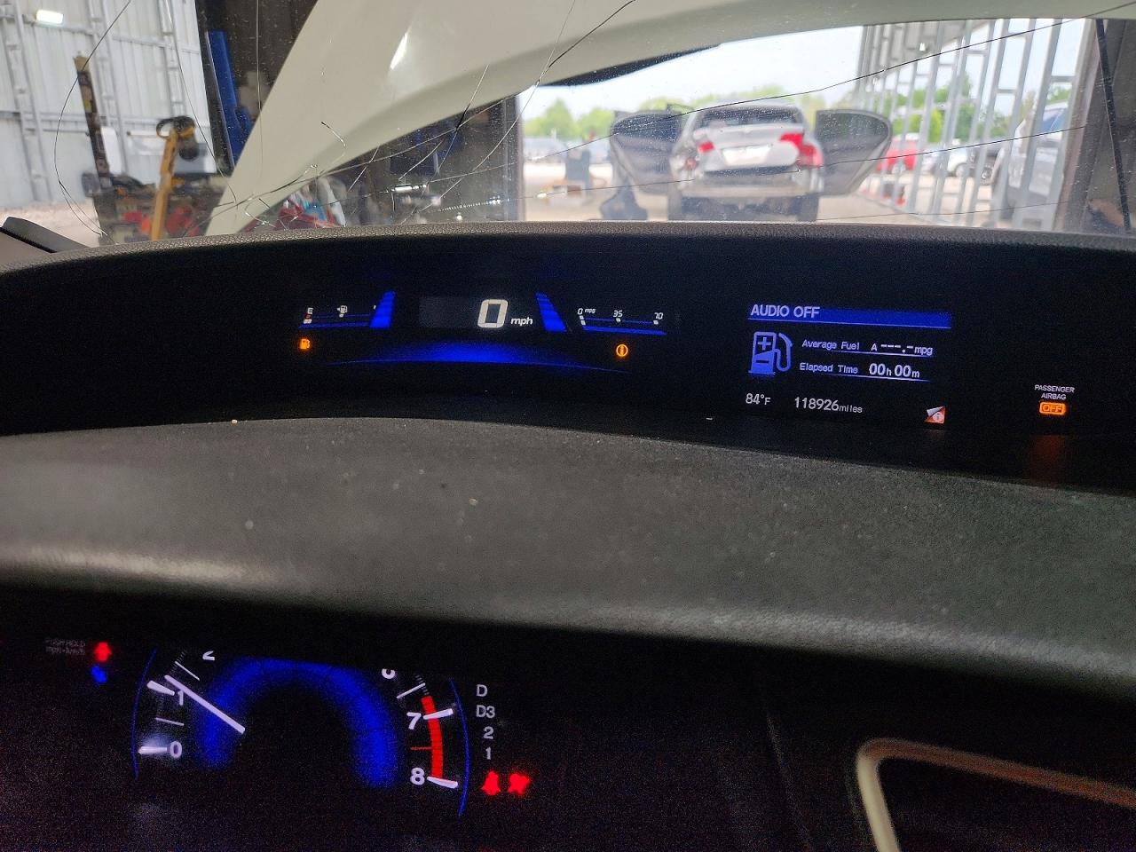 2013 Honda Civic Lx Белый vin: 19XFB2F55DE081030