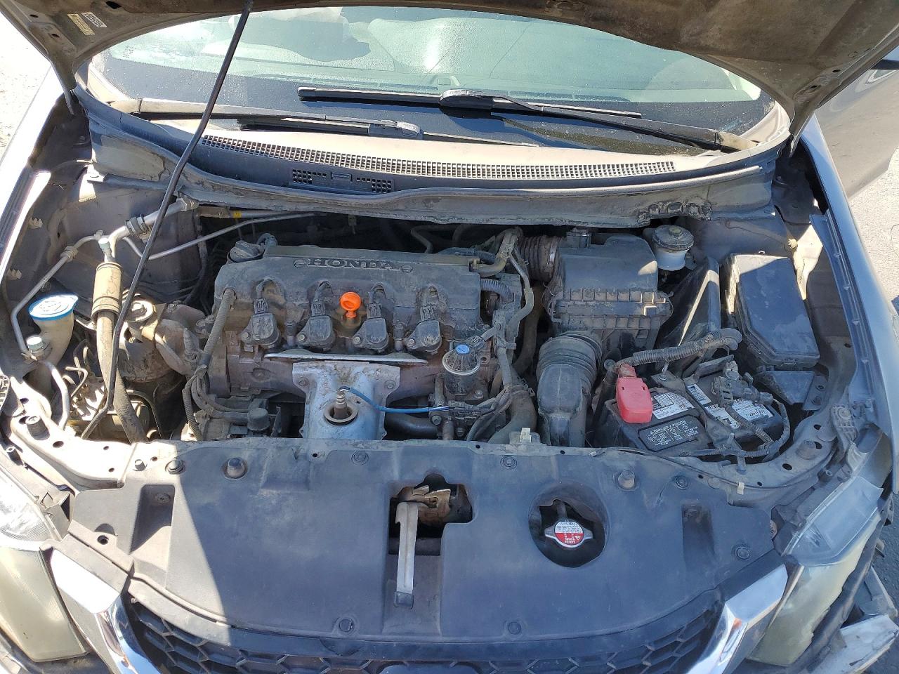 2013 Honda Civic Lx Gray vin: 19XFB2F55DE090813