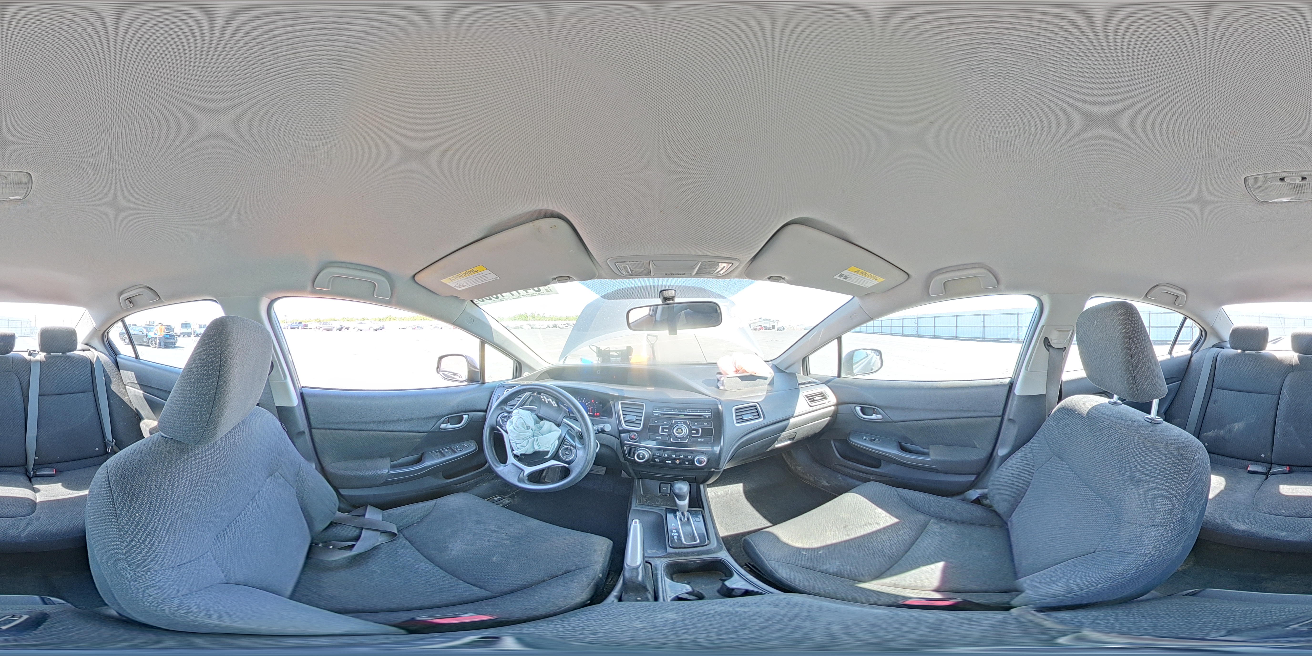 2013 Honda Civic Lx Gray vin: 19XFB2F55DE090813