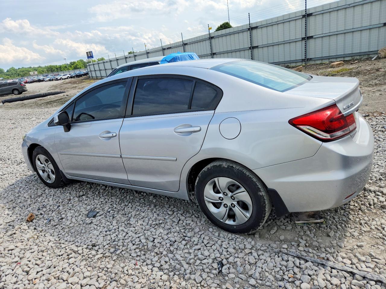 2013 Honda Civic Lx Серебряный vin: 19XFB2F55DE096286