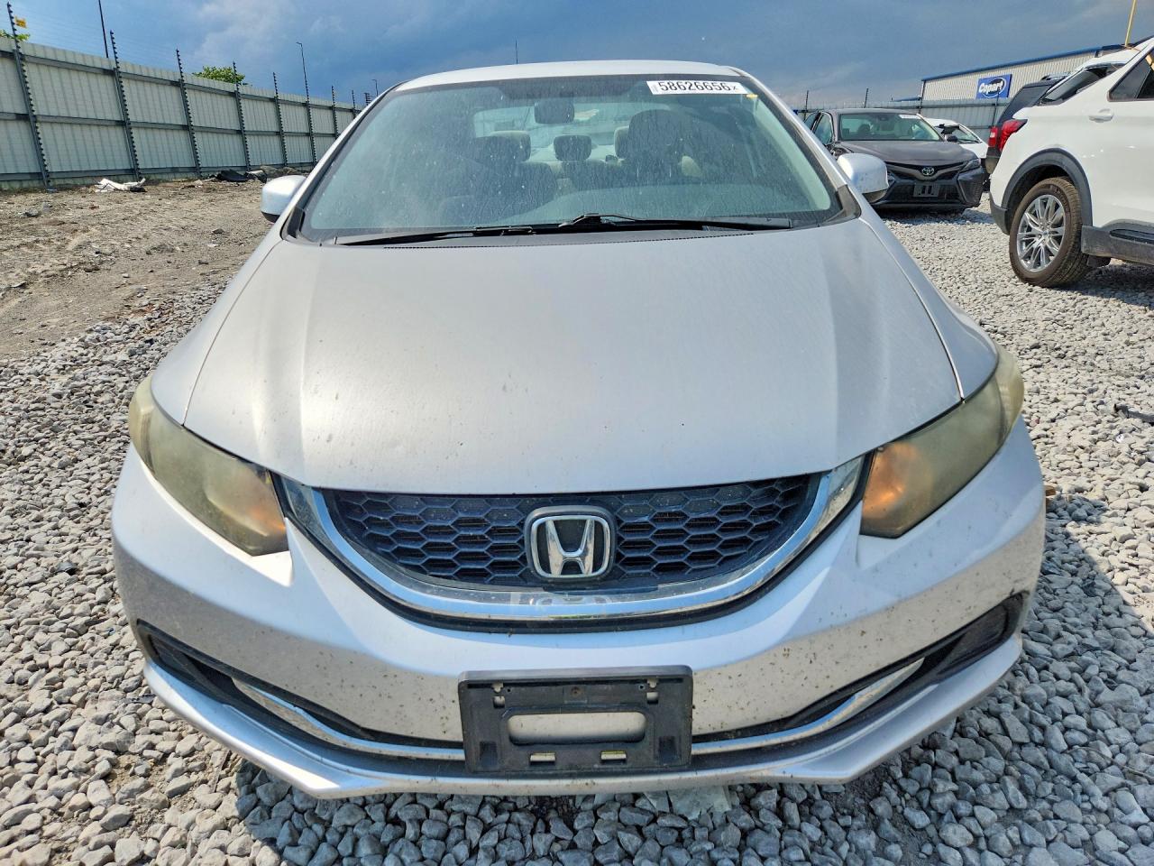 2013 Honda Civic Lx Серебряный vin: 19XFB2F55DE096286
