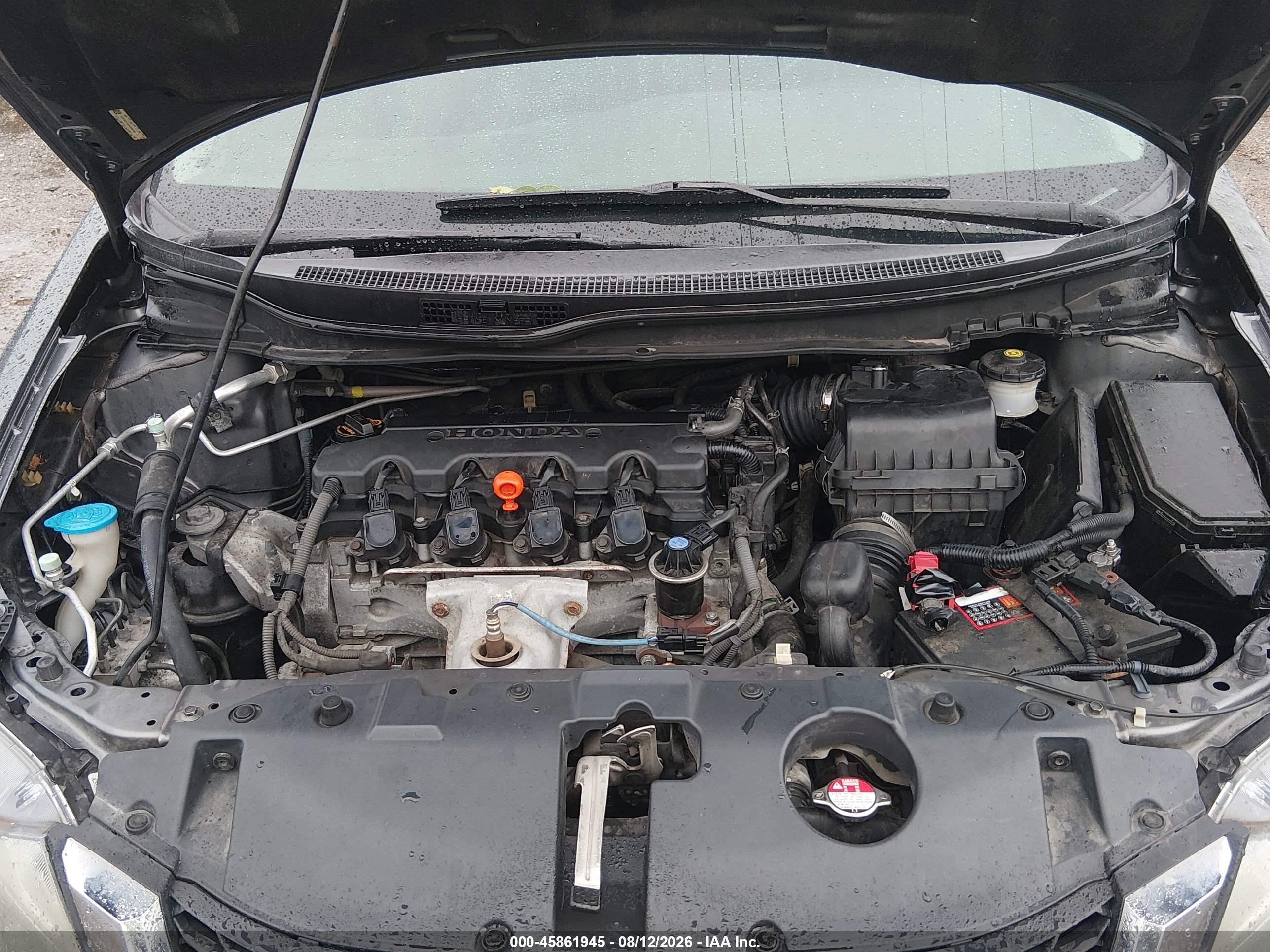 2013 Honda Civic Lx Серый vin: 19XFB2F55DE099740
