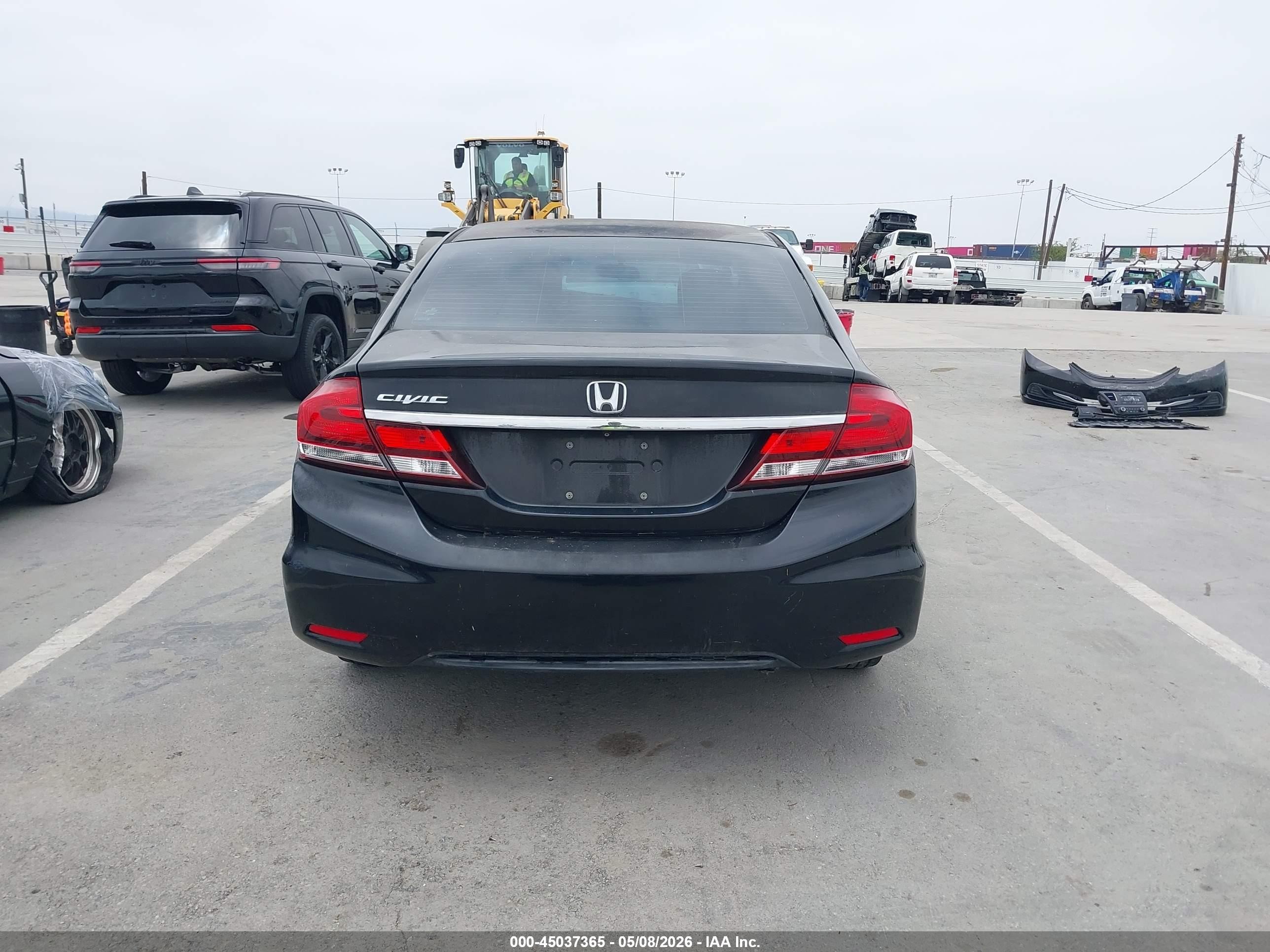 2013 Honda Civic Lx Черный vin: 19XFB2F55DE216555