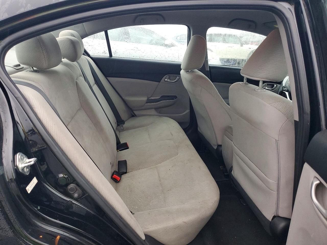 2013 Honda Civic Lx Black vin: 19XFB2F55DE246252