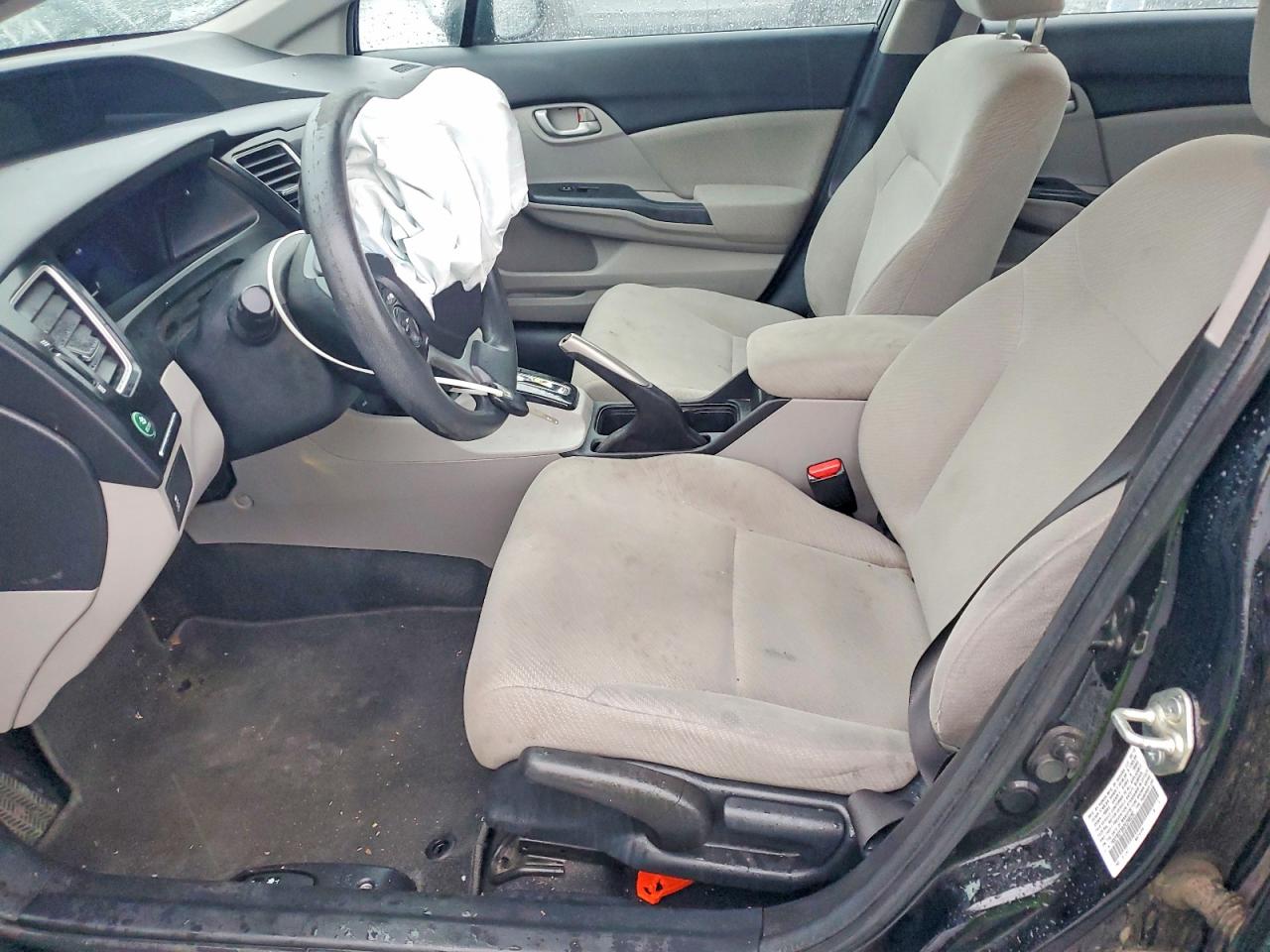 2013 Honda Civic Lx Black vin: 19XFB2F55DE246252