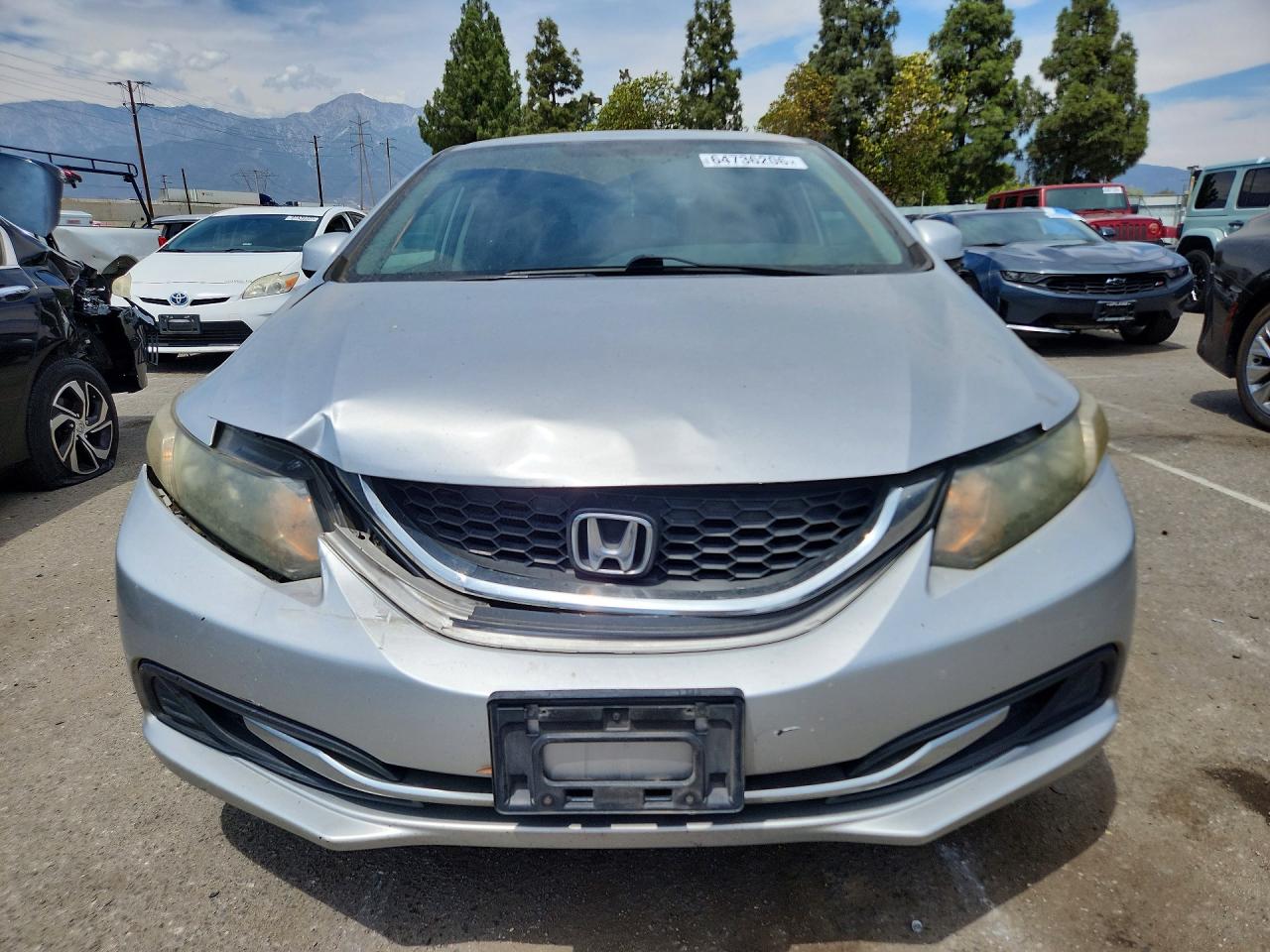 2013 Honda Civic Lx Silver vin: 19XFB2F55DE249460