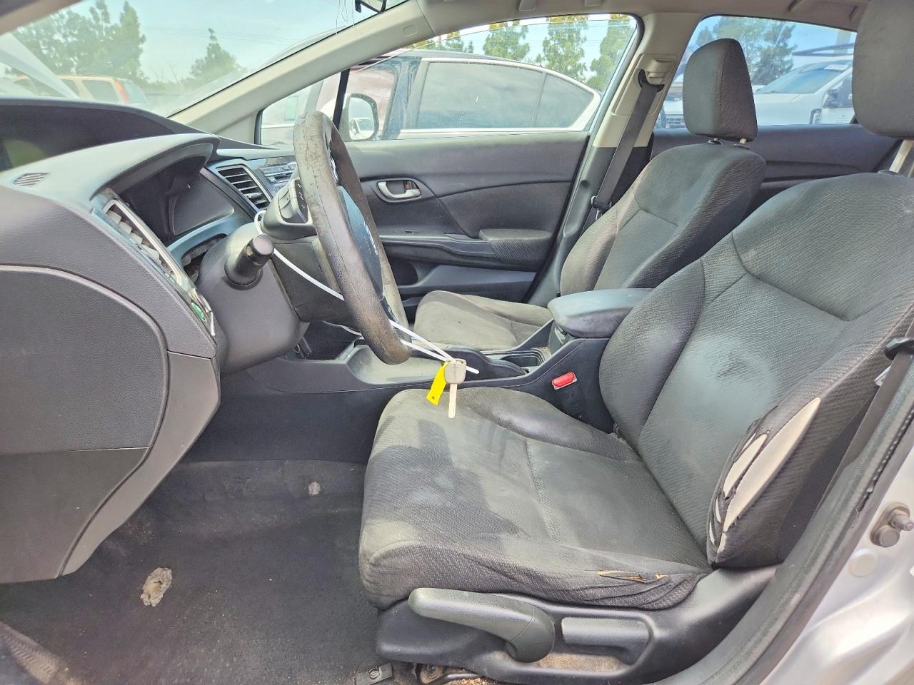 2013 Honda Civic Lx Silver vin: 19XFB2F55DE249460