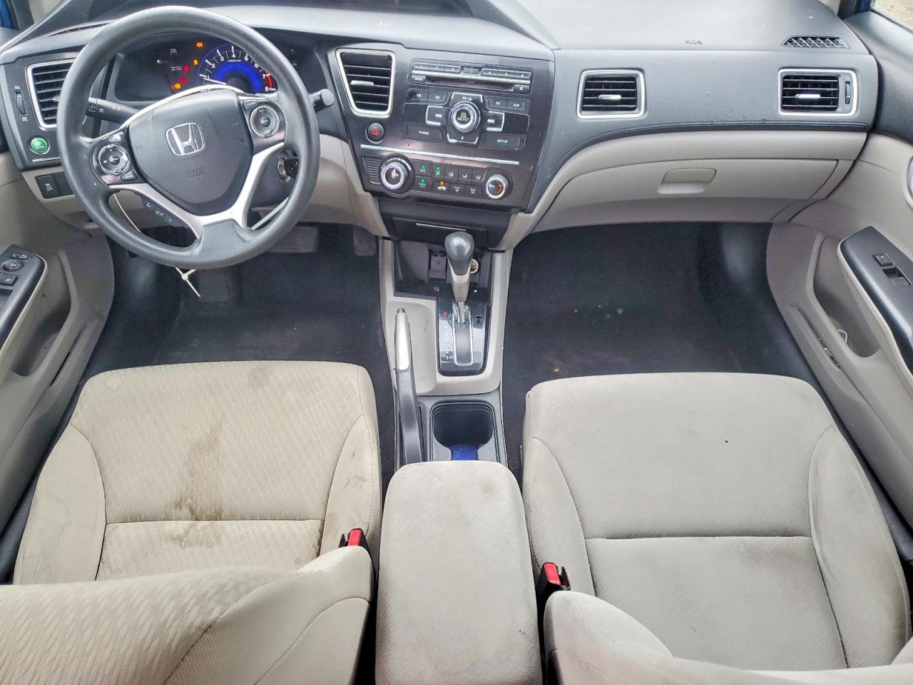 2013 Honda Civic Lx Blue vin: 19XFB2F55DE257509
