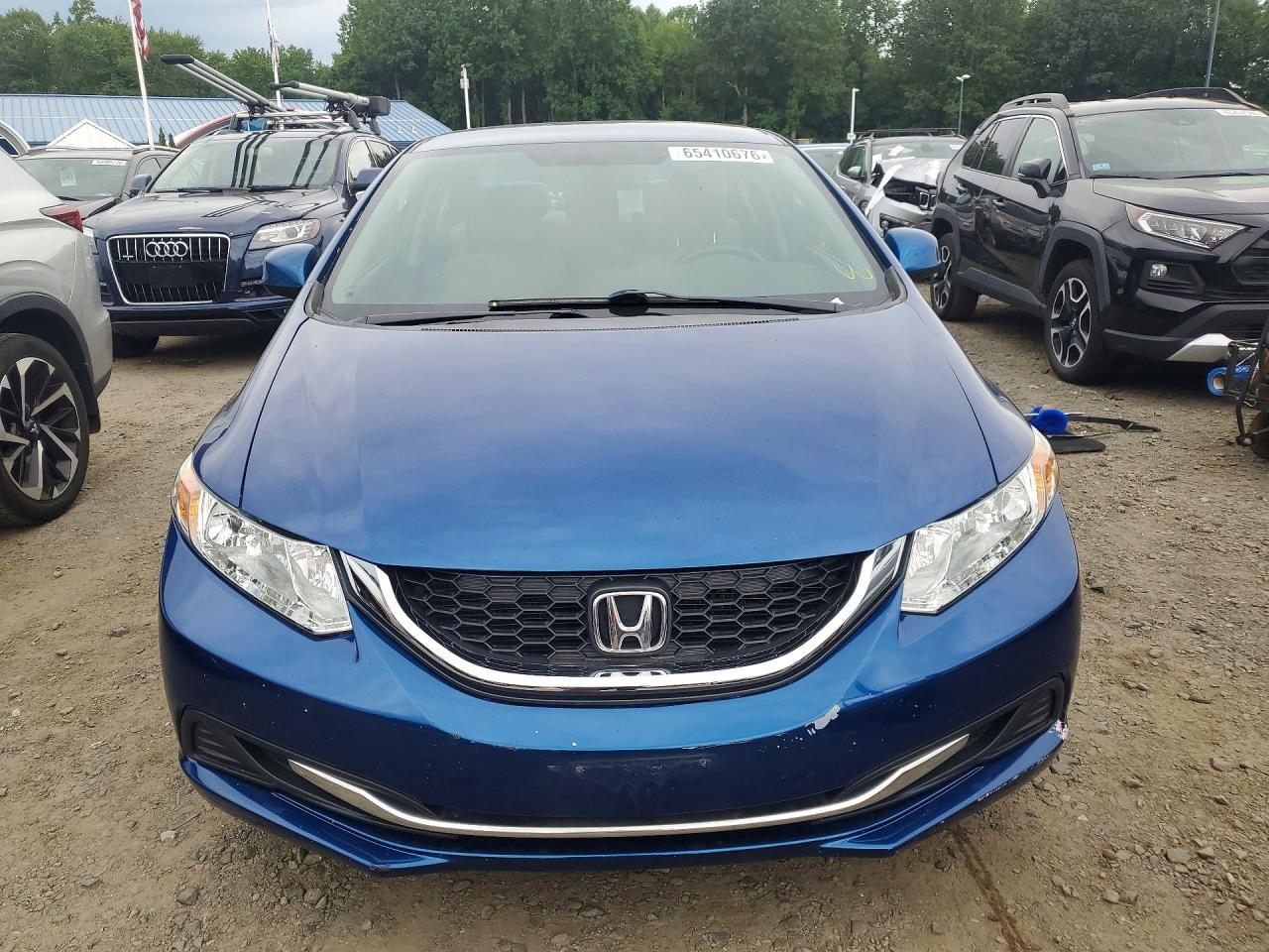 2013 Honda Civic Lx Blue vin: 19XFB2F55DE257509