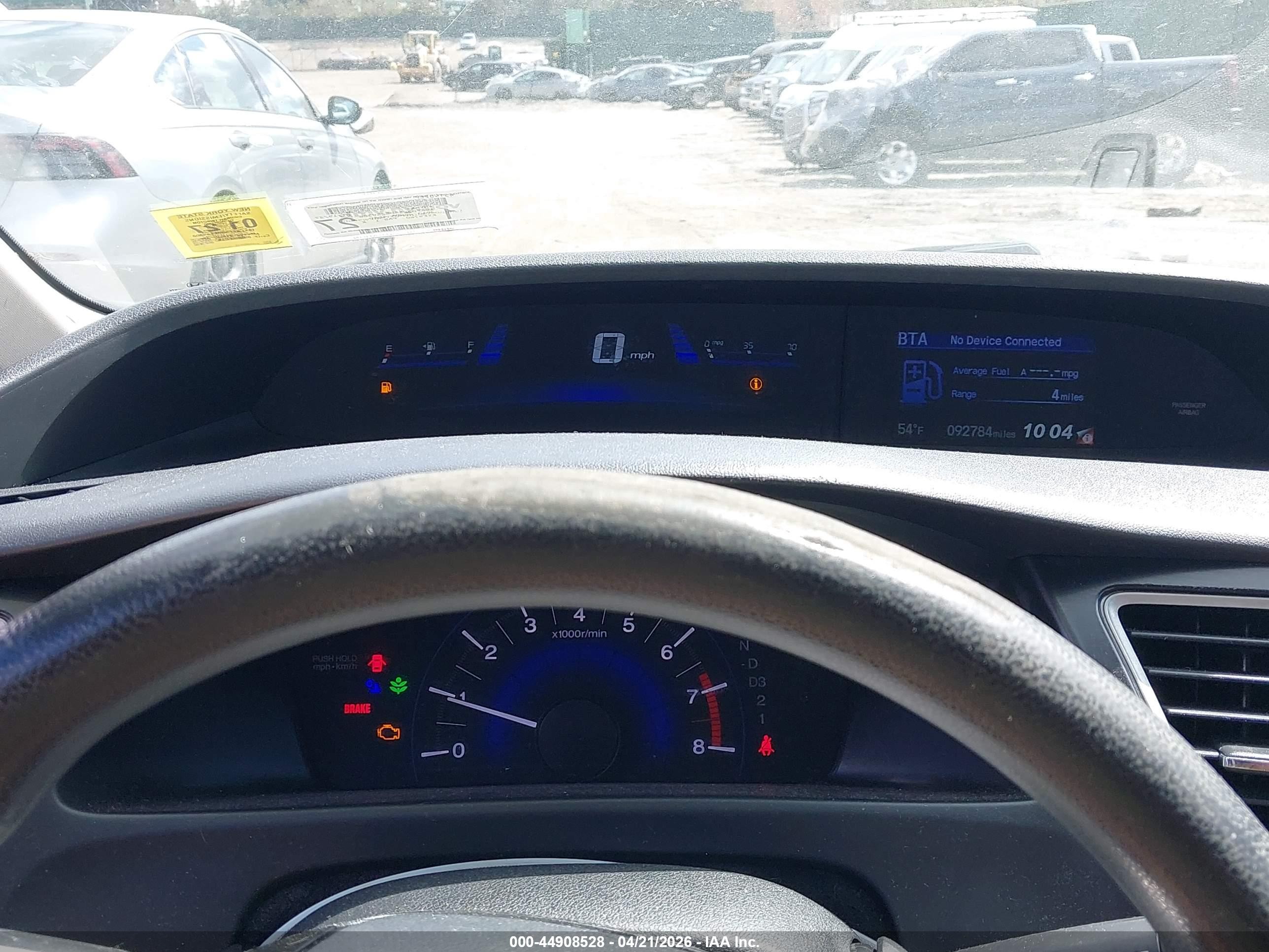 2013 Honda Civic Lx Gray vin: 19XFB2F55DE259308