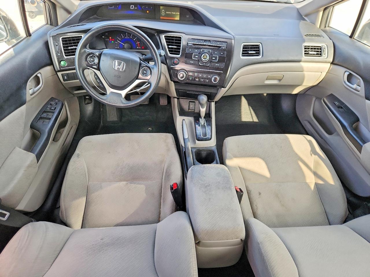 2013 Honda Civic Lx Gray vin: 19XFB2F55DE264198