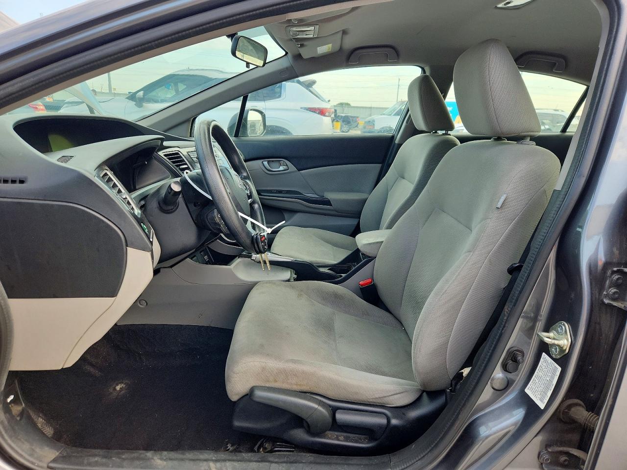 2013 Honda Civic Lx Gray vin: 19XFB2F55DE264198