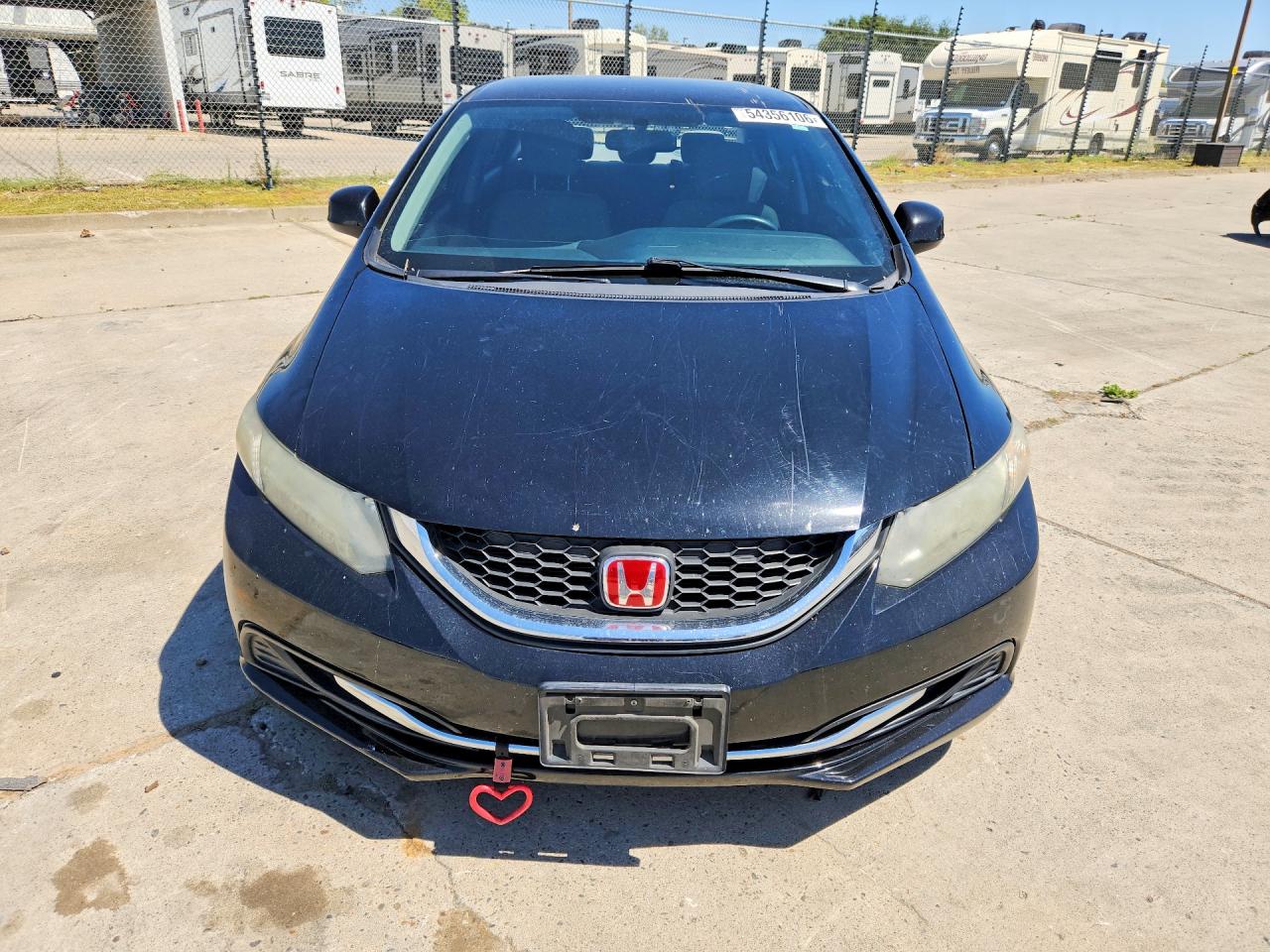2013 Honda Civic Lx Черный vin: 19XFB2F55DE278683