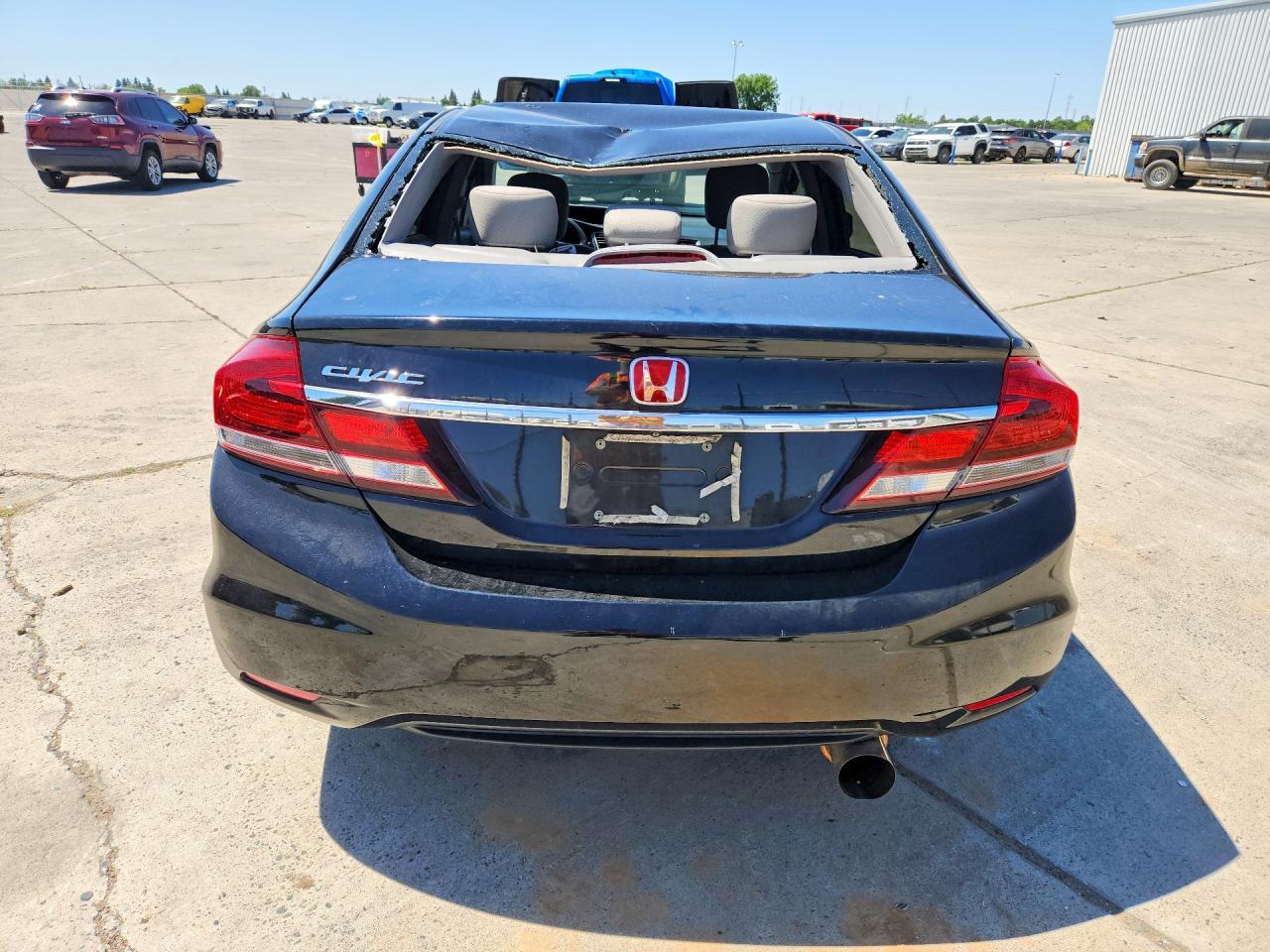 2013 Honda Civic Lx Черный vin: 19XFB2F55DE278683
