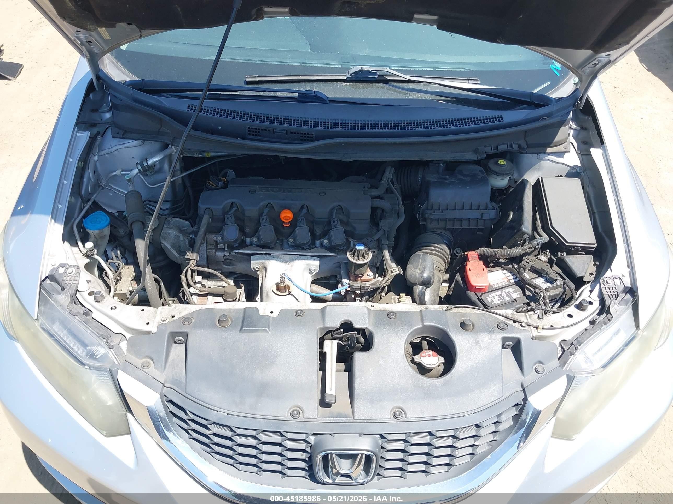 2013 Honda Civic Lx Silver vin: 19XFB2F55DE282734