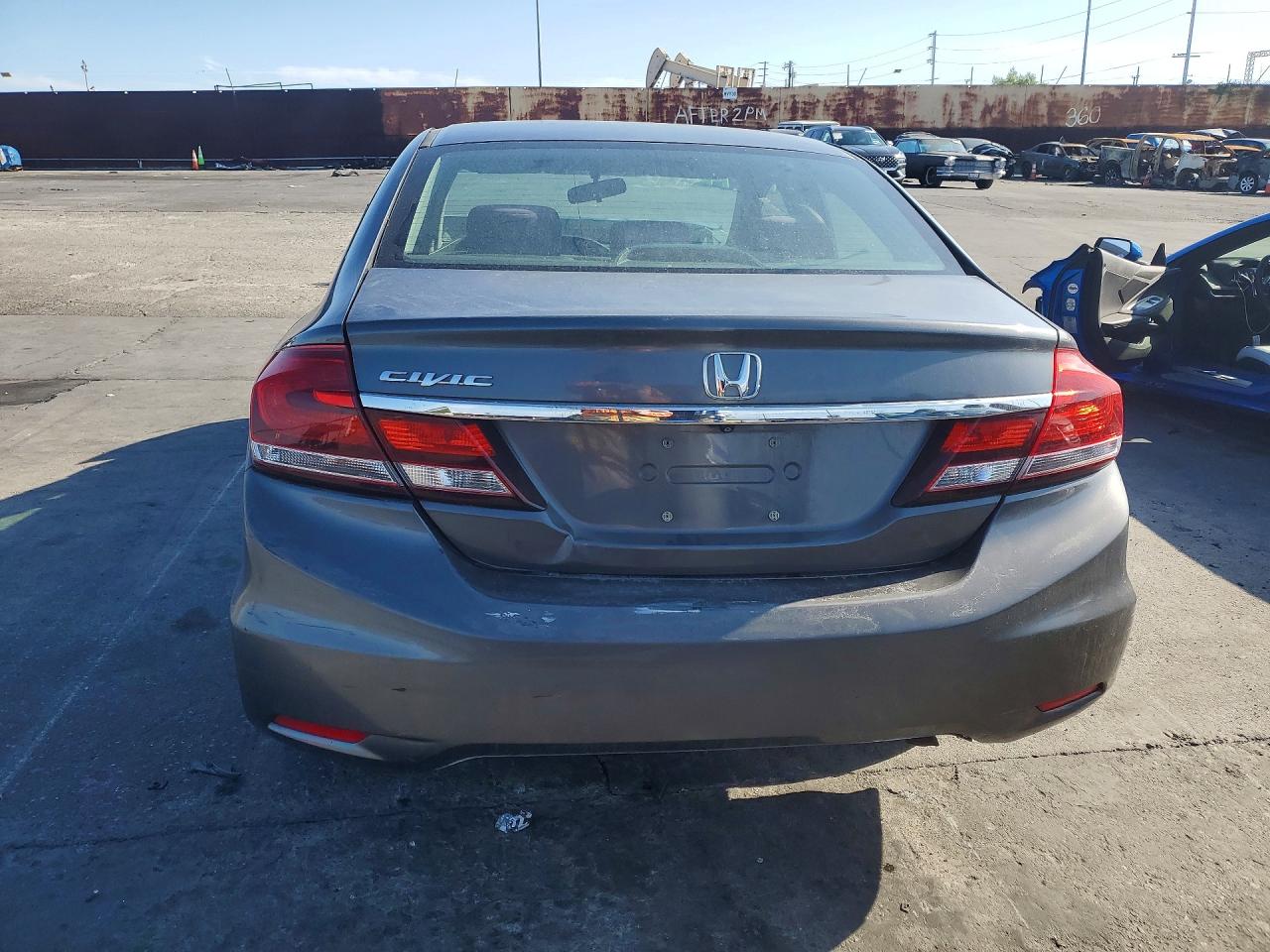 2013 Honda Civic Lx Gray vin: 19XFB2F55DE286640