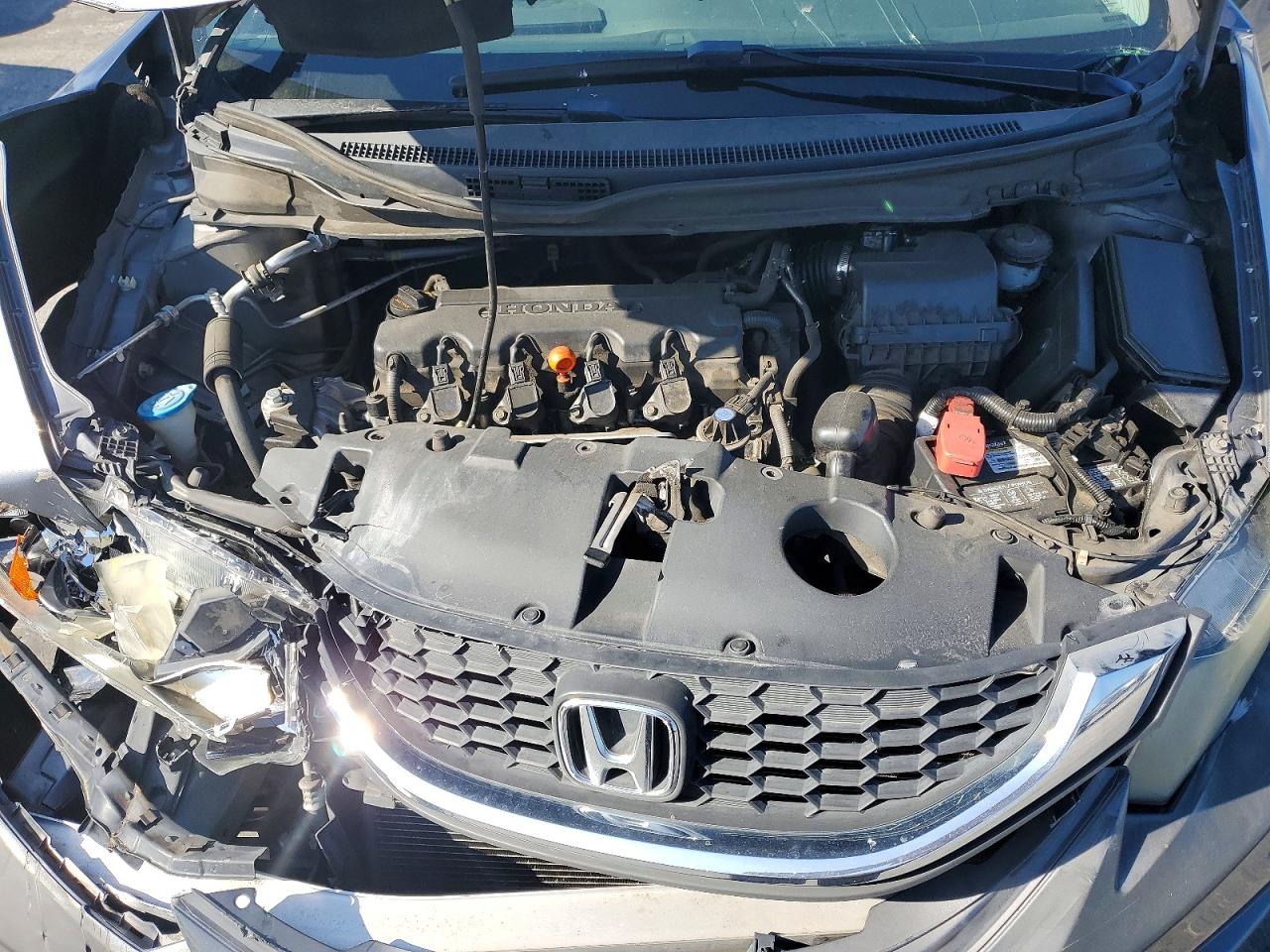 2013 Honda Civic Lx Gray vin: 19XFB2F55DE286640