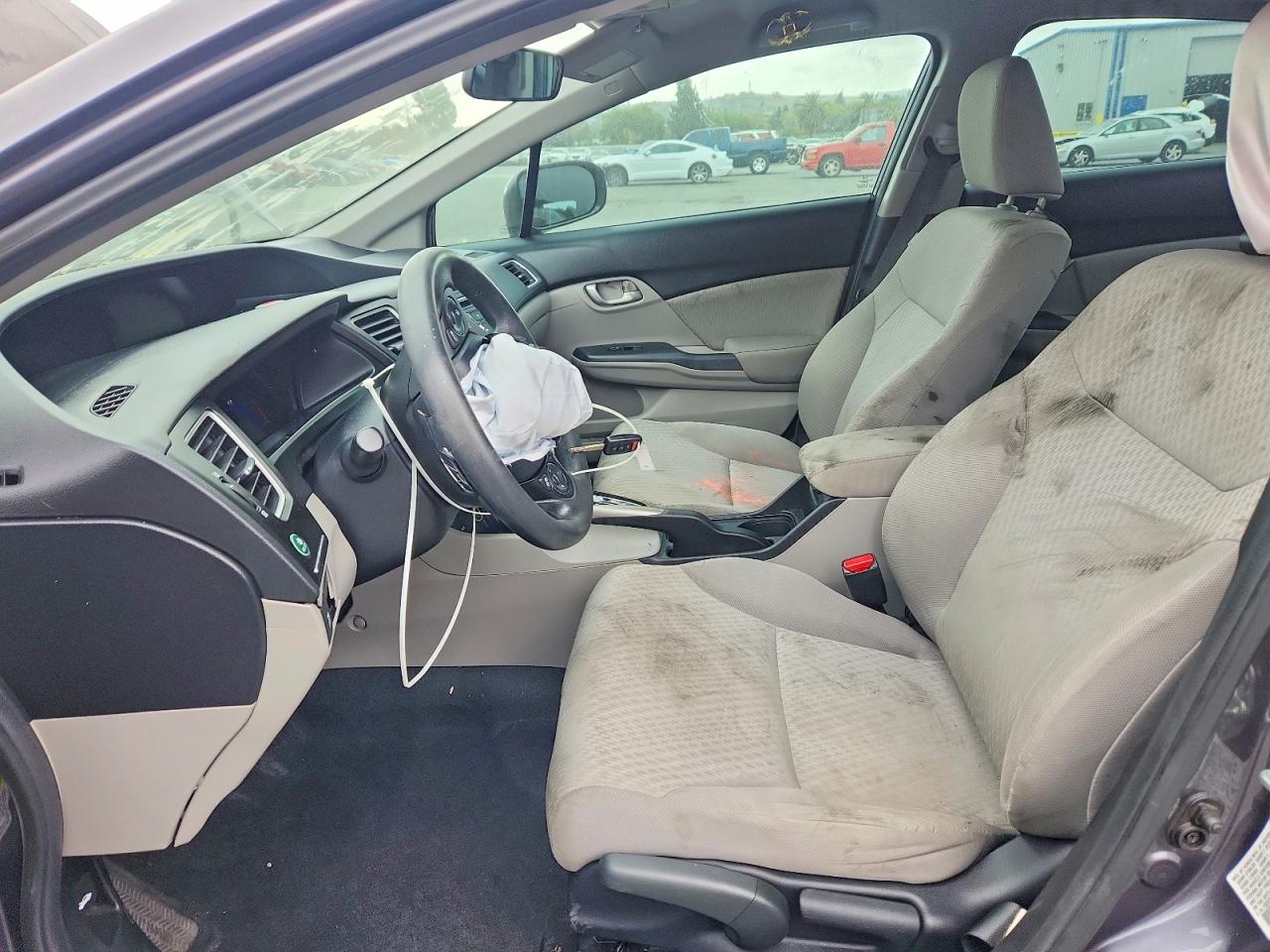 2014 Honda Civic Lx Charcoal vin: 19XFB2F55EE005759