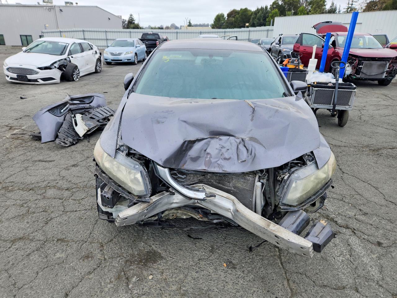 2014 Honda Civic Lx Charcoal vin: 19XFB2F55EE005759