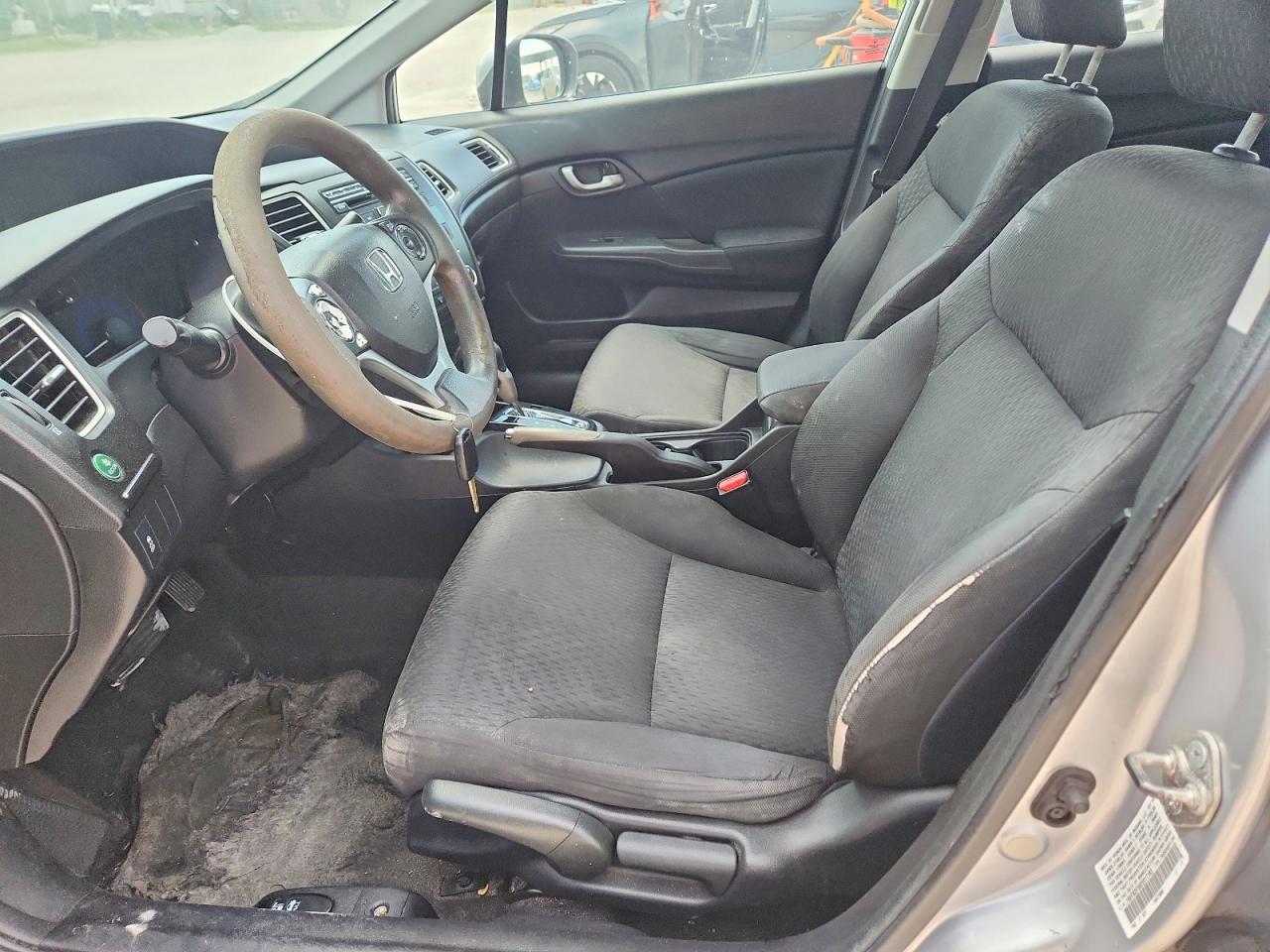 2014 Honda Civic Lx Silver vin: 19XFB2F55EE017183