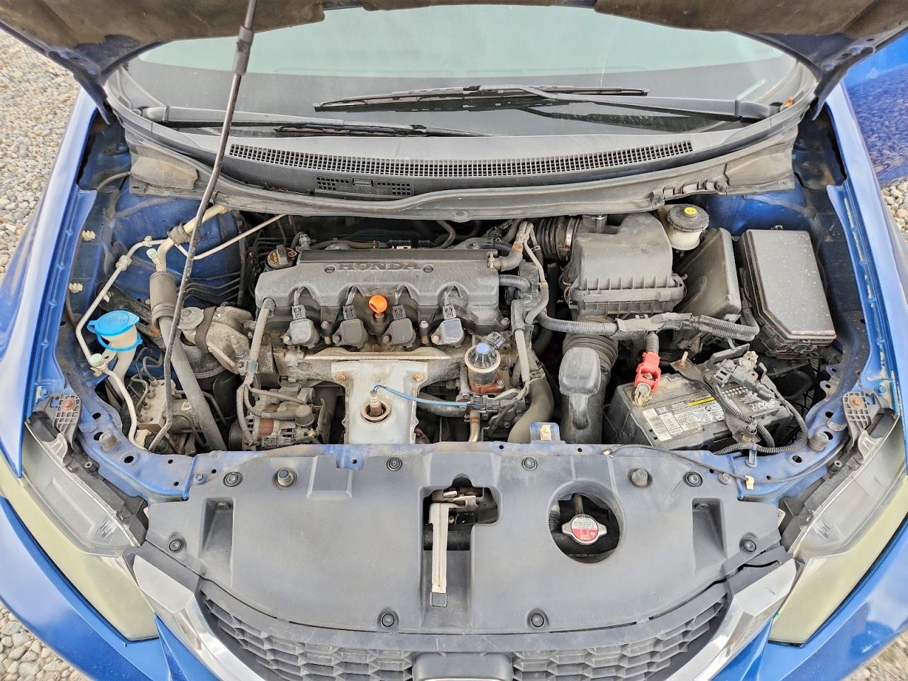 2014 Honda Civic Lx Blue vin: 19XFB2F55EE031357