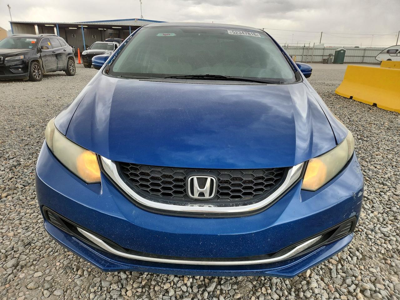 2014 Honda Civic Lx Blue vin: 19XFB2F55EE031357