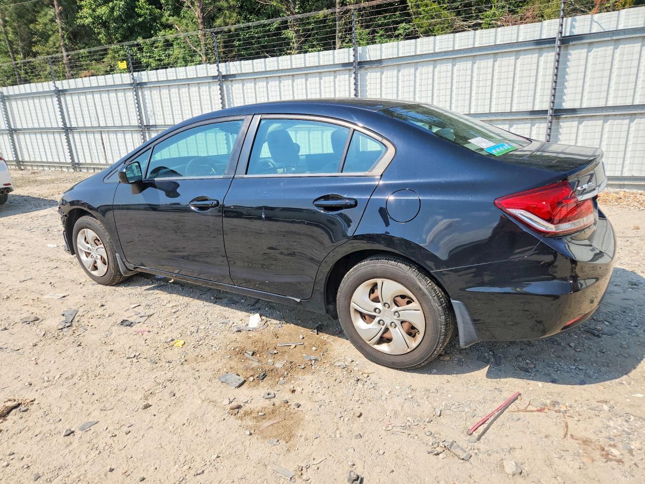 2014 Honda Civic Lx Black vin: 19XFB2F55EE037790