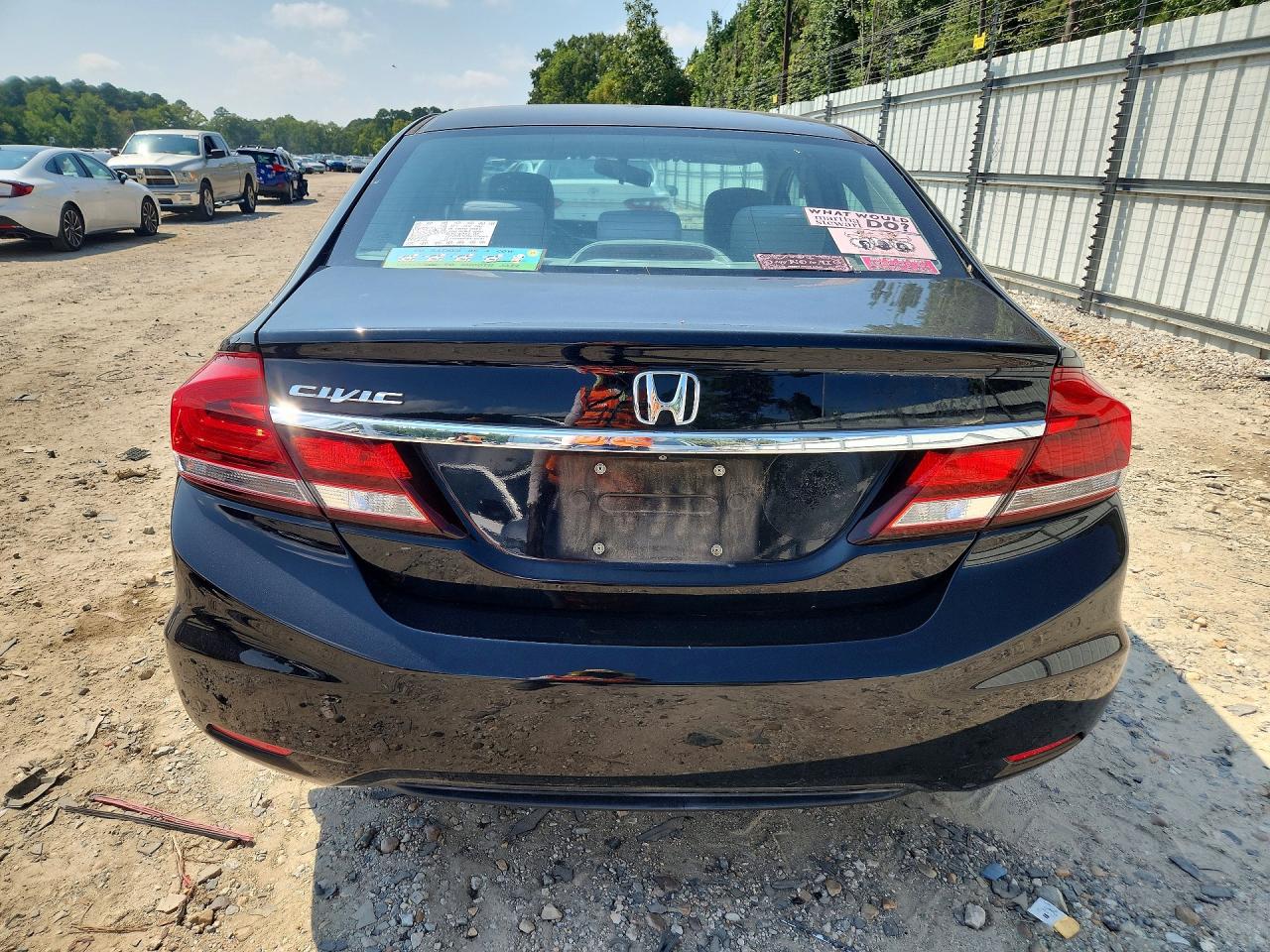 2014 Honda Civic Lx Black vin: 19XFB2F55EE037790