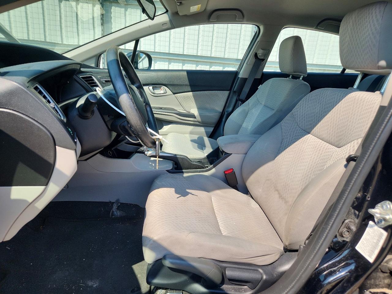 2014 Honda Civic Lx Black vin: 19XFB2F55EE037790