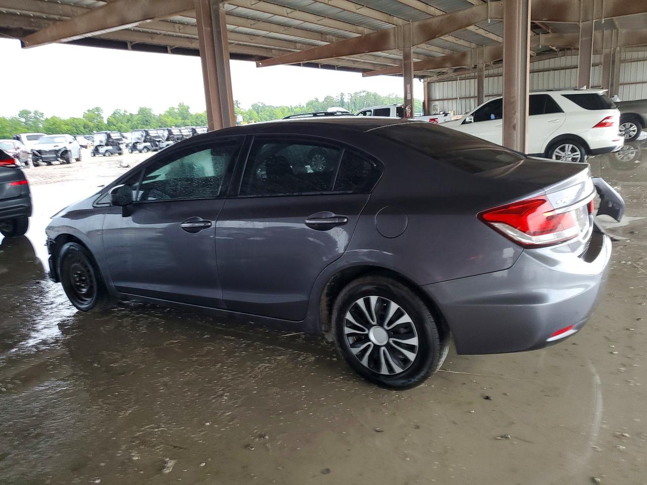 2014 Honda Civic Lx Серый vin: 19XFB2F55EE041466