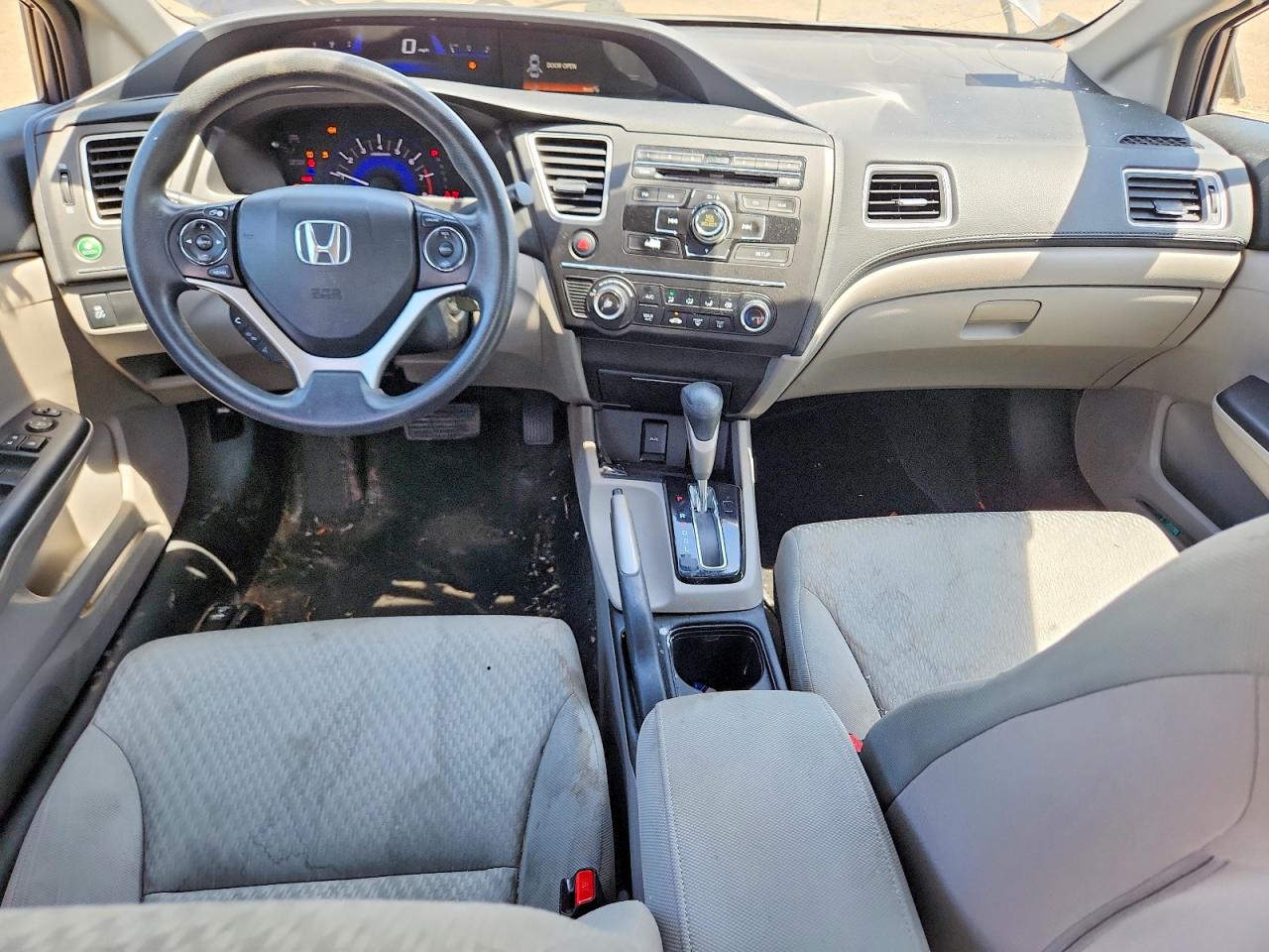 2014 Honda Civic Lx Gray vin: 19XFB2F55EE056193