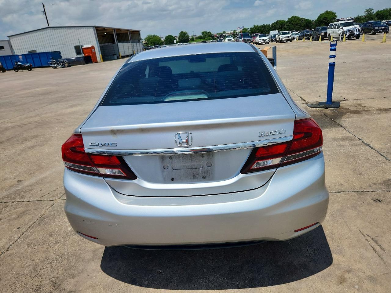 2014 Honda Civic Lx Silver vin: 19XFB2F55EE060650