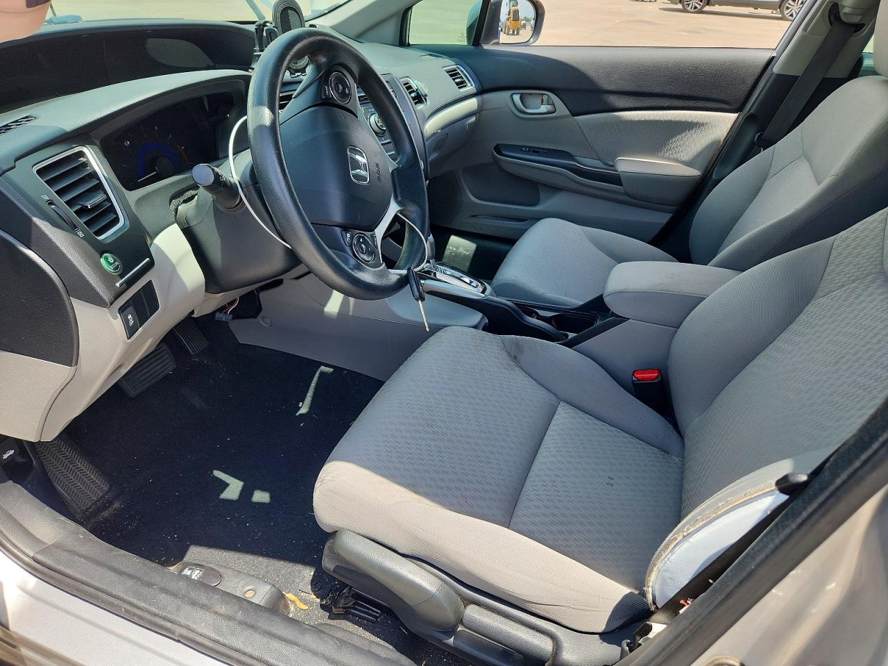 2014 Honda Civic Lx Silver vin: 19XFB2F55EE060650