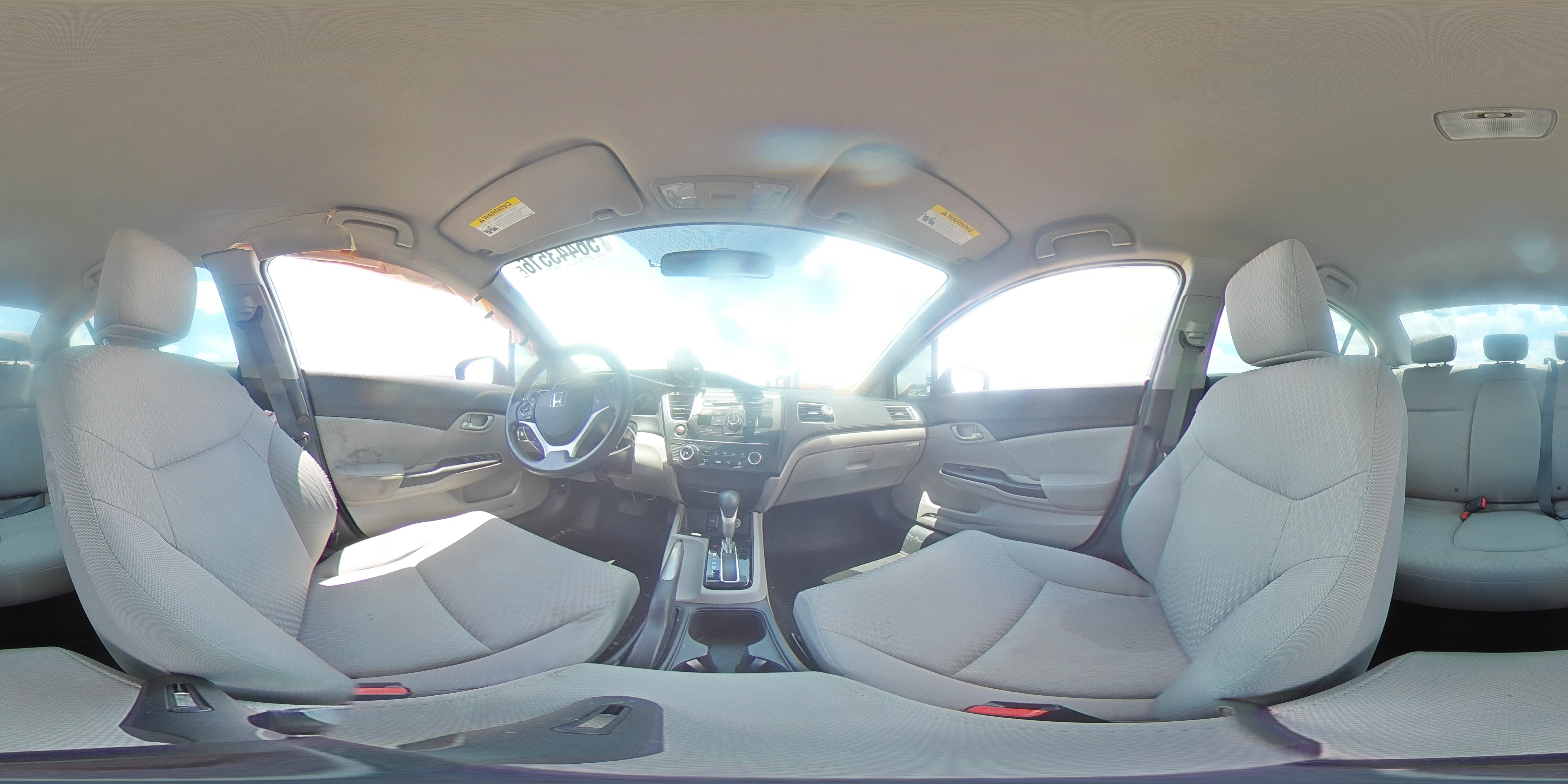 2014 Honda Civic Lx Silver vin: 19XFB2F55EE060650