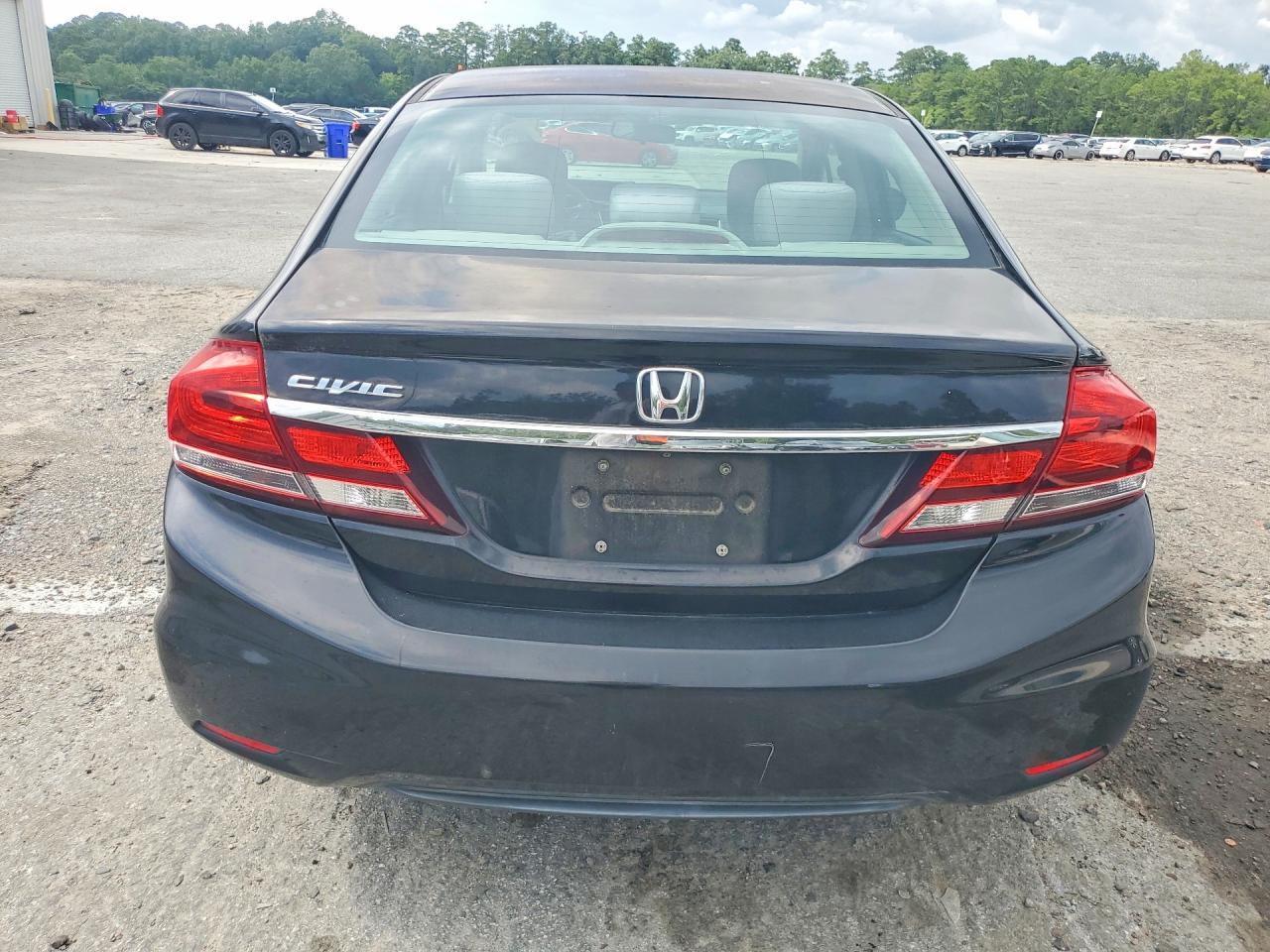 2014 Honda Civic Lx Black vin: 19XFB2F55EE061149