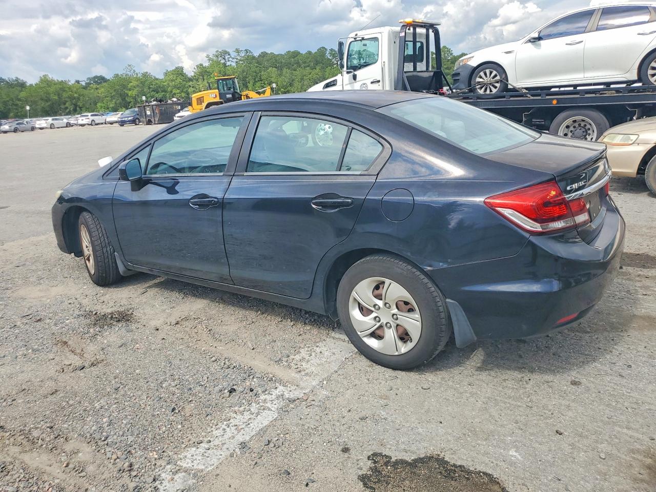 2014 Honda Civic Lx Black vin: 19XFB2F55EE061149