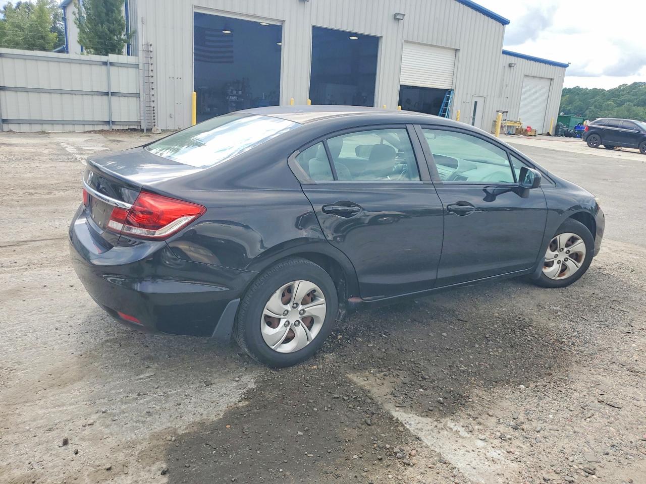 2014 Honda Civic Lx Black vin: 19XFB2F55EE061149