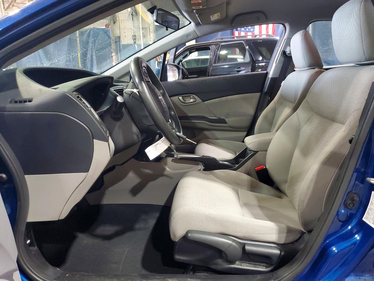 2014 Honda Civic Lx Blue vin: 19XFB2F55EE062513