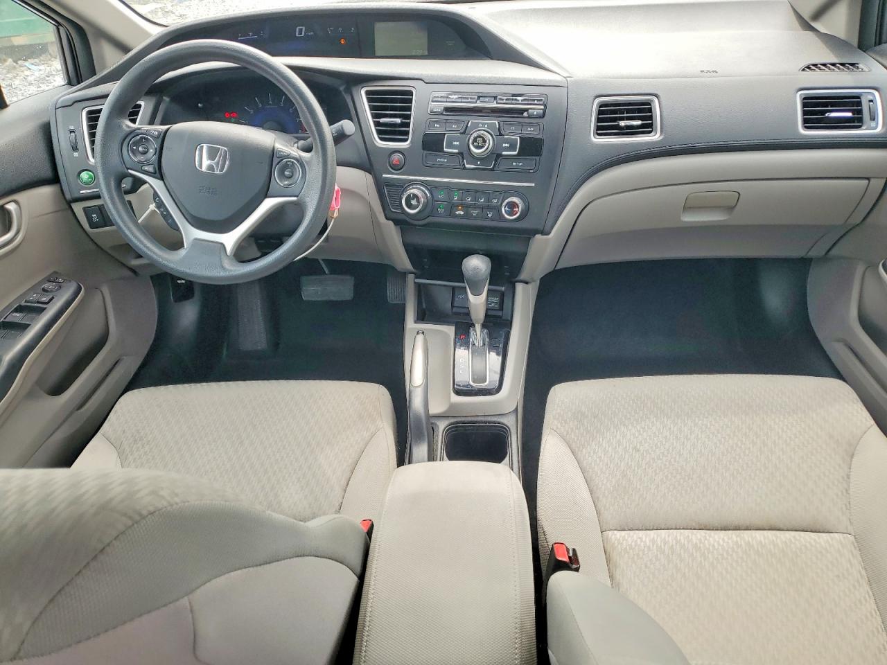 2014 Honda Civic Lx Gray vin: 19XFB2F55EE068408